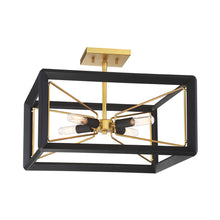 Load image into Gallery viewer, Sable Point Semi Flush Mount Ceiling Light.
