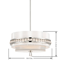 Load image into Gallery viewer, Sutton Pendant Light - line drawing.
