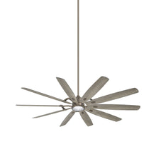 Load image into Gallery viewer, Barn H20 Outdoor LED Ceiling Fan in Burnished Nickel.
