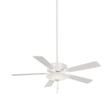 Load image into Gallery viewer, Contractor Uni-Pack LED Ceiling Fan in White.
