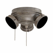 Load image into Gallery viewer, Custom 7 1/2&quot; LED Fan Light Kit in Driftwood.
