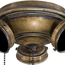 Load image into Gallery viewer, Custom 7 1/2&quot; LED Fan Light Kit in Detail.
