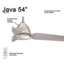 Load image into Gallery viewer, Java Ceiling Fan in Detail.
