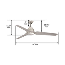 Load image into Gallery viewer, Java Ceiling Fan - line drawing.
