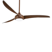 Load image into Gallery viewer, Light Wave LED Ceiling Fan in Distressed Koa (65-Inch).
