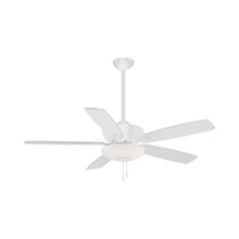 Load image into Gallery viewer, Minute LED Ceiling Fan in Flat White.
