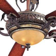 Load image into Gallery viewer, Napoli LED Ceiling Fan in Detail.
