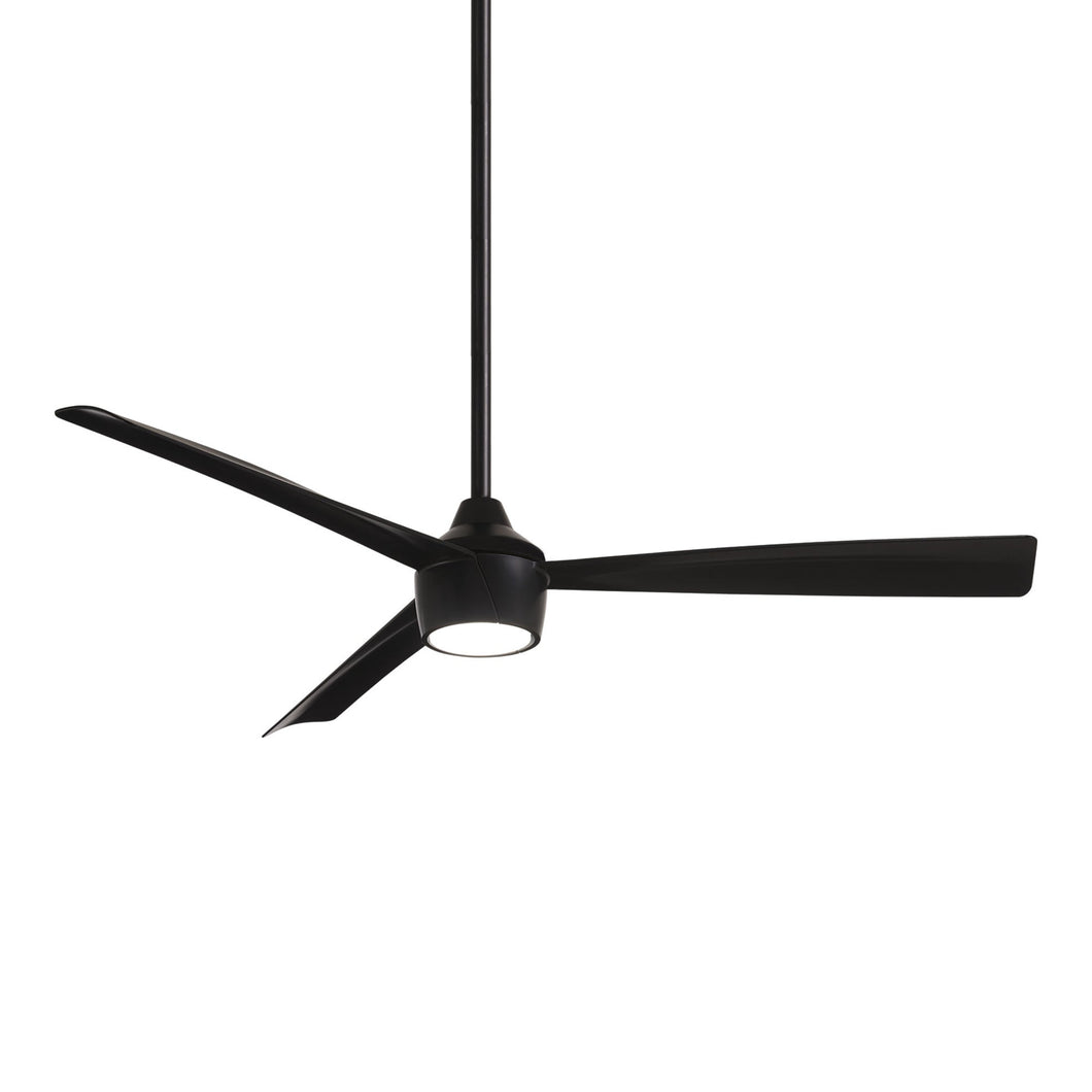 Skinnie LED Ceiling Fan in Coal.