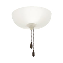 Load image into Gallery viewer, Three Light Etched Swirl Fan Light Kit.
