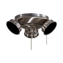 Load image into Gallery viewer, Timeless Fan Light Kit in Pewter.
