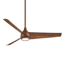 Load image into Gallery viewer, Twist LED Ceiling Fan in Distressed Koa.
