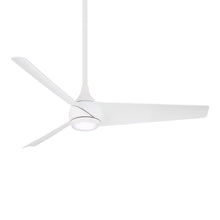 Load image into Gallery viewer, Twist LED Ceiling Fan in Flat White.
