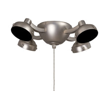 Load image into Gallery viewer, Universal K34L Fan Light Kit in Brushed Steel.
