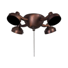 Load image into Gallery viewer, Universal K34L Fan Light Kit in Dark Brushed Bronze.
