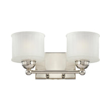 Load image into Gallery viewer, 1730 Series Bath Wall Light in Polished Nickel (2-Light).

