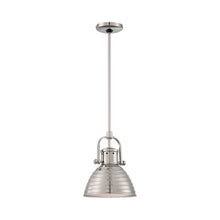 Load image into Gallery viewer, 224 Pendant Light in Polished Nickel (9-Inch).

