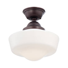 Load image into Gallery viewer, 2257 Semi Flush Mount Ceiling Light in Brushed Bronze.

