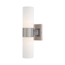 Load image into Gallery viewer, 6212 Wall Light in Brushed Nickel.
