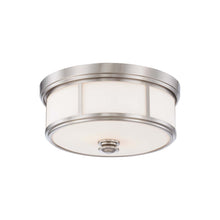 Load image into Gallery viewer, 636 Flush Mount Ceiling Light in Brushed Nickel (16-Inch).
