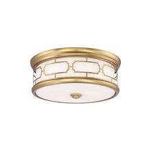 Load image into Gallery viewer, 826-L LED Flush Mount Ceiling Light in Liberty Gold (Small).

