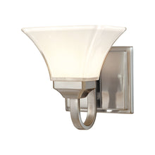 Load image into Gallery viewer, Agilis Bath Wall Light in Brushed Nickel (1-Light).
