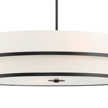 Load image into Gallery viewer, Cascade Oval Pendant Light in Detail.
