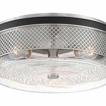 Load image into Gallery viewer, Cole&#39;s Crossing Flush Mount Ceiling Light in Detail.
