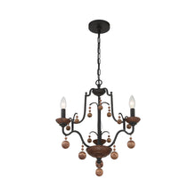 Load image into Gallery viewer, Colonial Charm Chandelier (3-Light).
