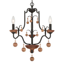 Load image into Gallery viewer, Colonial Charm Chandelier in Detail.
