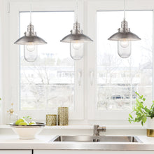Load image into Gallery viewer, Downtown Edison Mini Pendant Light in kitchen.
