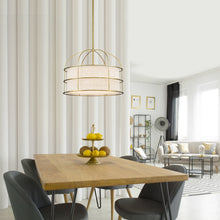 Load image into Gallery viewer, Gateway Park Convertible Pendant Light in living room.
