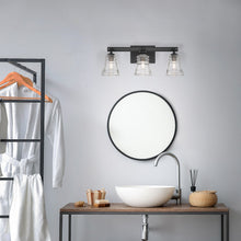 Load image into Gallery viewer, Graham Avenue Bath Wall Light in bathroom.
