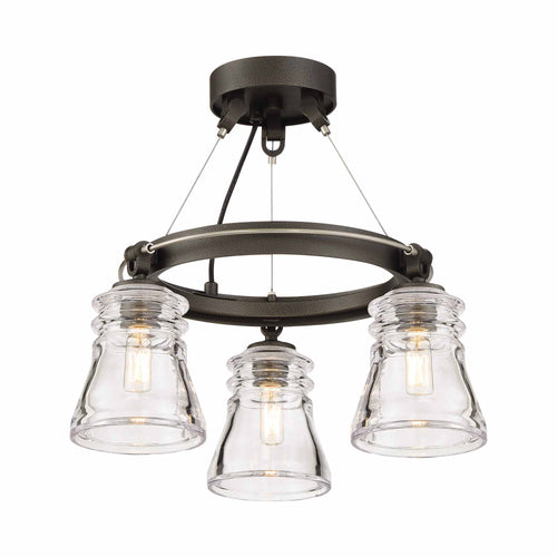 Graham Avenue Semi Flush Mount Ceiling Light.
