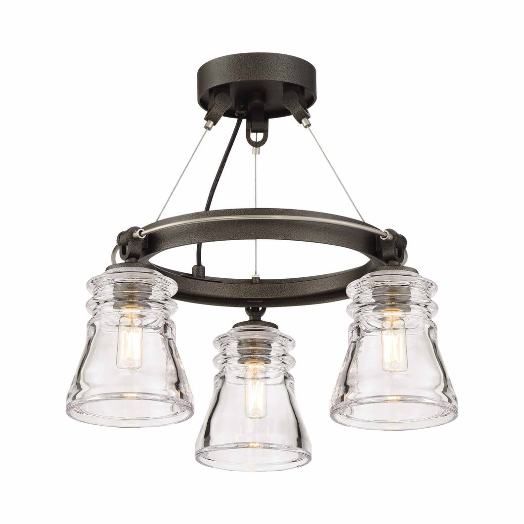 Graham Avenue Semi Flush Mount Ceiling Light.
