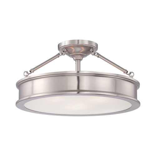 Harbour Point 3-Light Semi Flush Mount Ceiling Light.