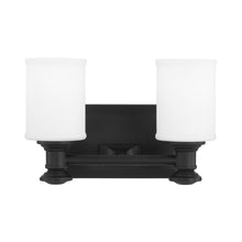 Load image into Gallery viewer, Harbour Point Bath Wall Light in Coal (2-Light).
