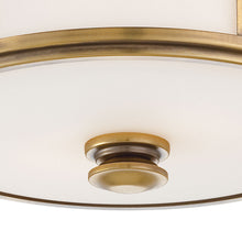 Load image into Gallery viewer, Harbour Point Flush Mount Ceiling Light in Detail.
