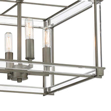 Load image into Gallery viewer, Langen Square Semi Flush Mount Ceiling Light in Detail.
