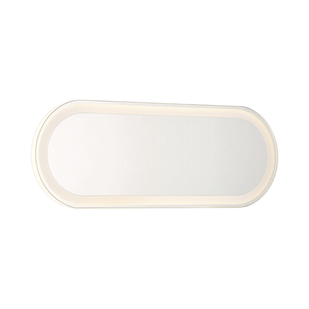 LED Backlit Oval Vanity Mirror (18-Inch).