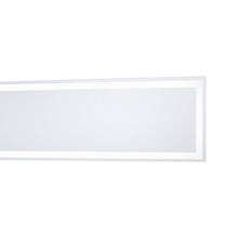 Load image into Gallery viewer, LED Backlit Rectangle Vanity Mirror in Detail.
