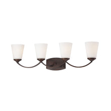 Load image into Gallery viewer, Overland Park Bath Wall Light in Vintage Bronze (4-Light).
