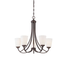 Load image into Gallery viewer, Overland Park Chandelier in Vintage Bronze (5-Light).
