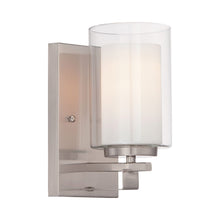 Load image into Gallery viewer, Parsons Studio Bath Wall Light in Brushed Nickel (1-Light).
