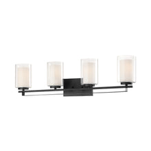 Load image into Gallery viewer, Parsons Studio Bath Wall Light in Sand Coal (4-Light).
