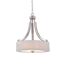 Load image into Gallery viewer, Parsons Studio Pendant Light in Brushed Nickel.
