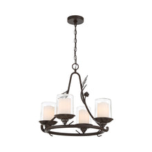 Load image into Gallery viewer, Ponderosa Ridge Outdoor Chandelier (4-Light).
