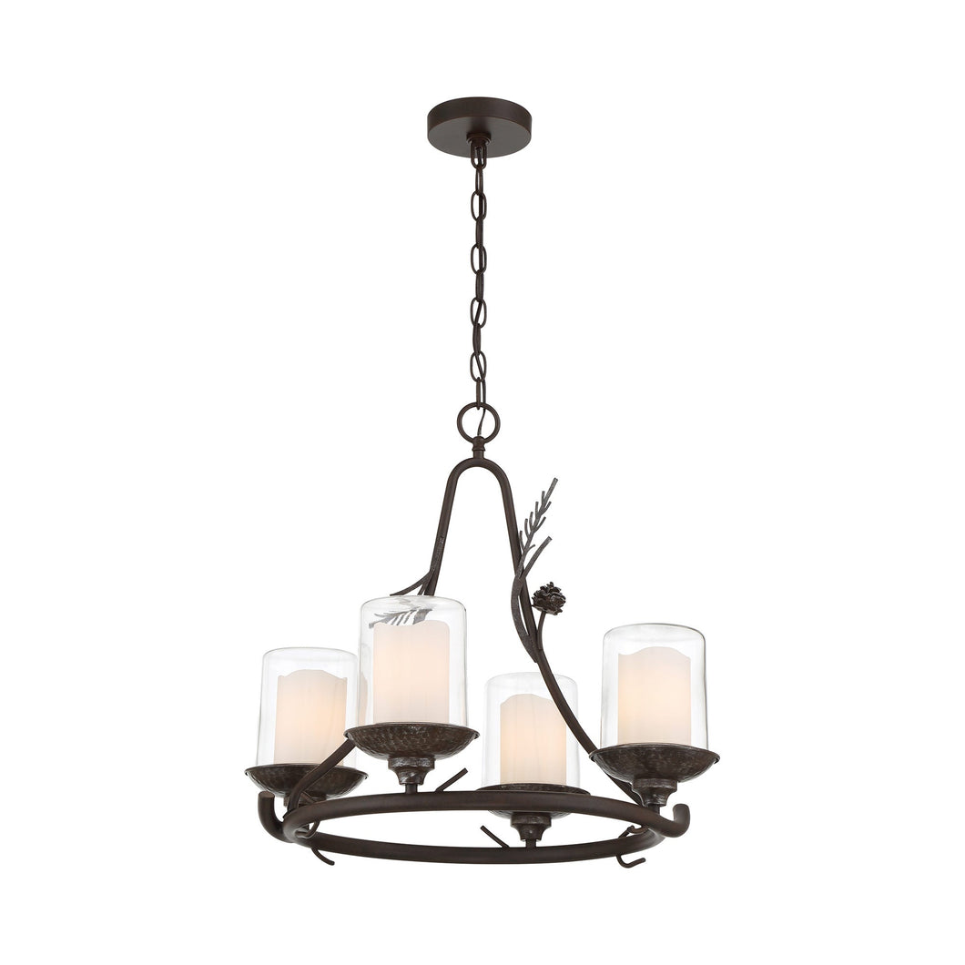 Ponderosa Ridge Outdoor Chandelier (4-Light).