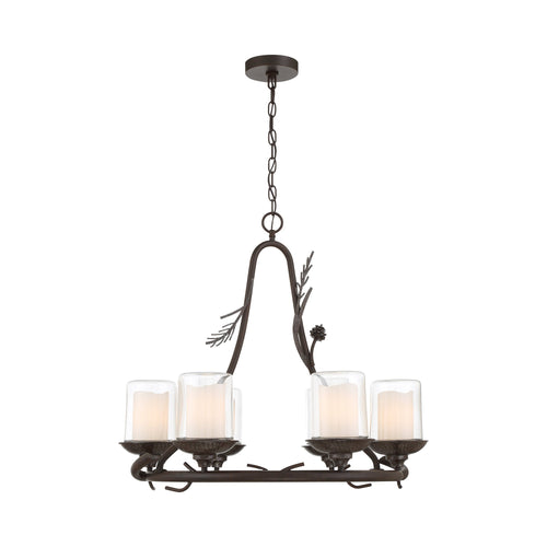 Ponderosa Ridge Outdoor Chandelier.