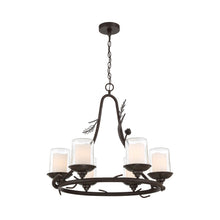 Load image into Gallery viewer, Ponderosa Ridge Outdoor Chandelier (6-Light).
