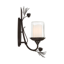 Load image into Gallery viewer, Ponderosa Ridge Outdoor Wall Light in Detail.
